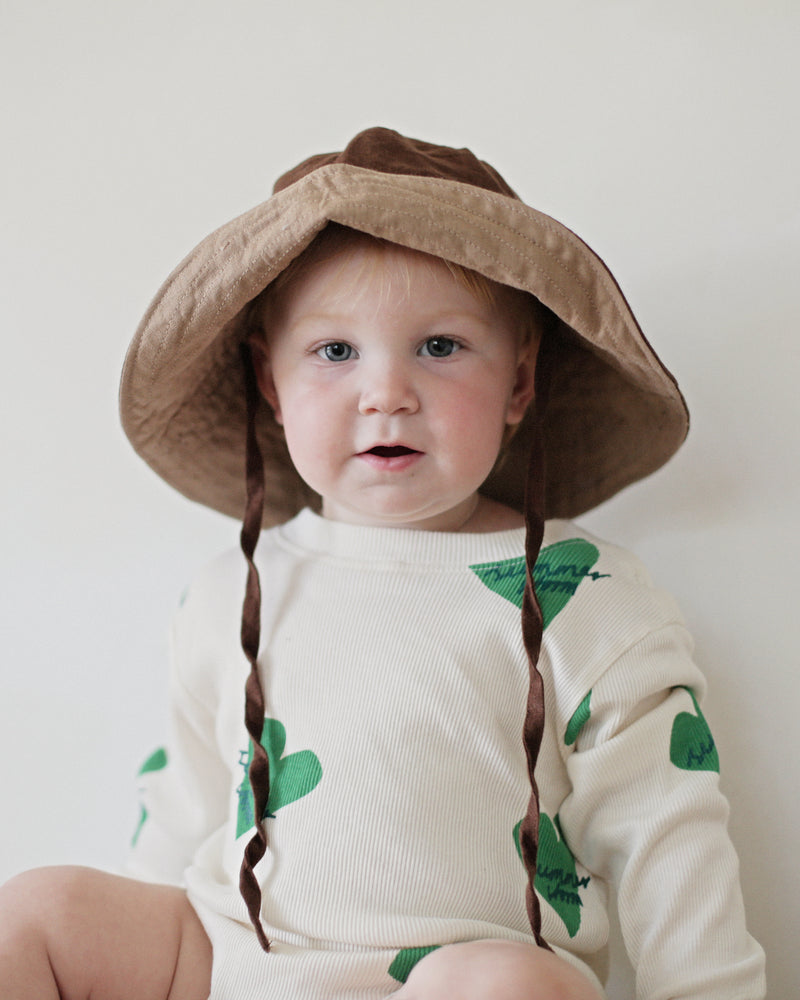 BABY SUN HAT WITH TIES - COCO