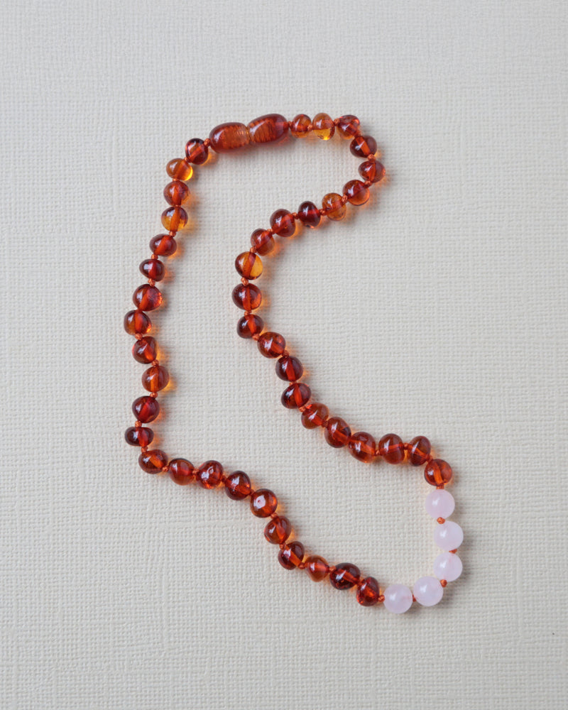 ROSE QUARTZ AND AMBER