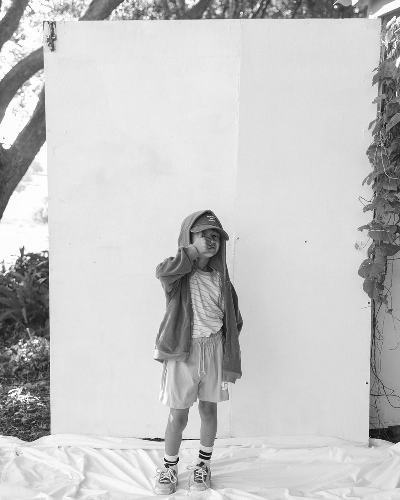 STENCIL JERSEY SHORT - YELLOW