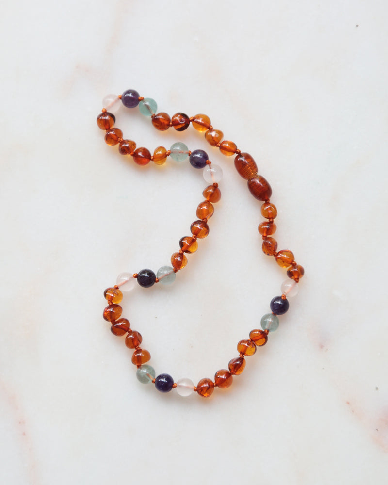 FLUORITE AND AMBER