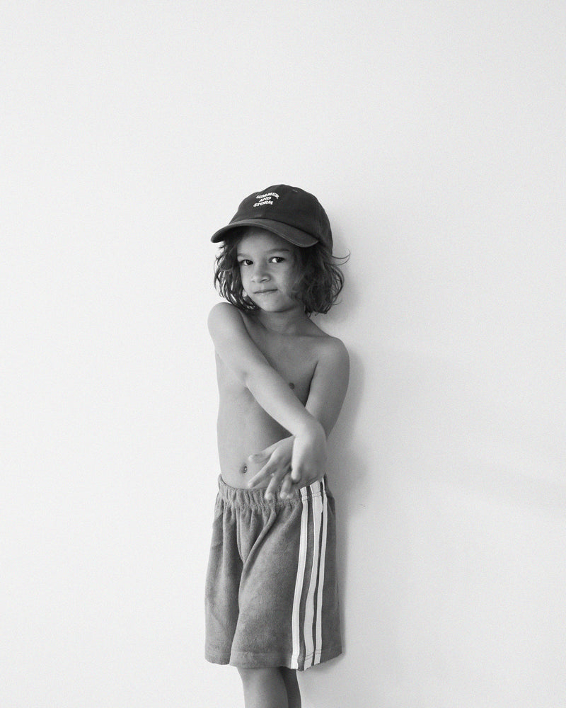 RACER SHORTS - PLUM