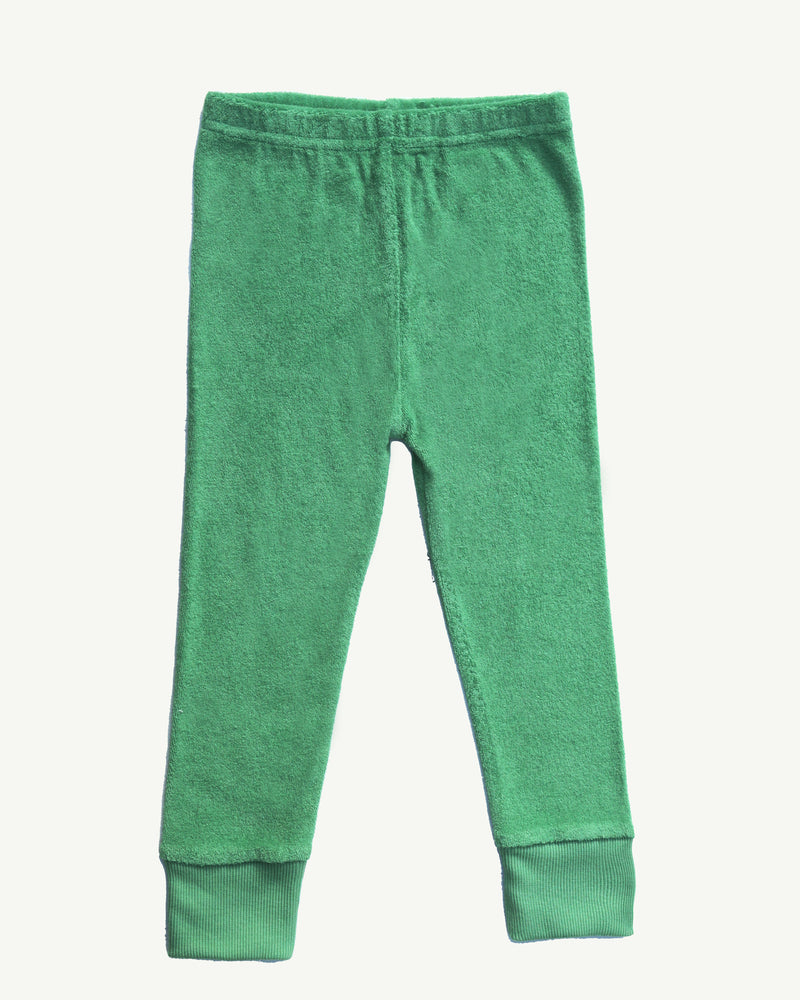 BABY TERRY LEGGING - GREEN