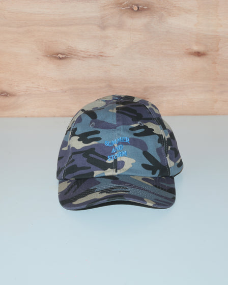 DAD CAP - BLUE CAMO CAP