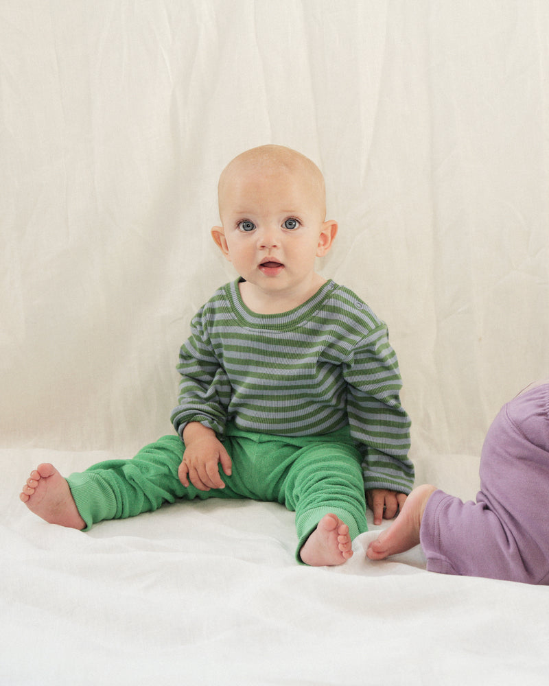 BABY TERRY LEGGING - GREEN