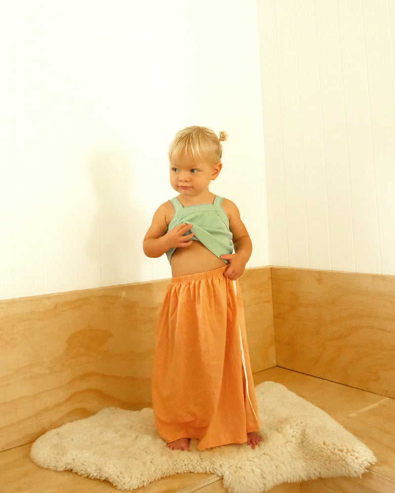 RACER SKIRT - APRICOT