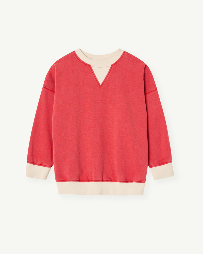 OUTLET PULLOVER - VINTAGE RED