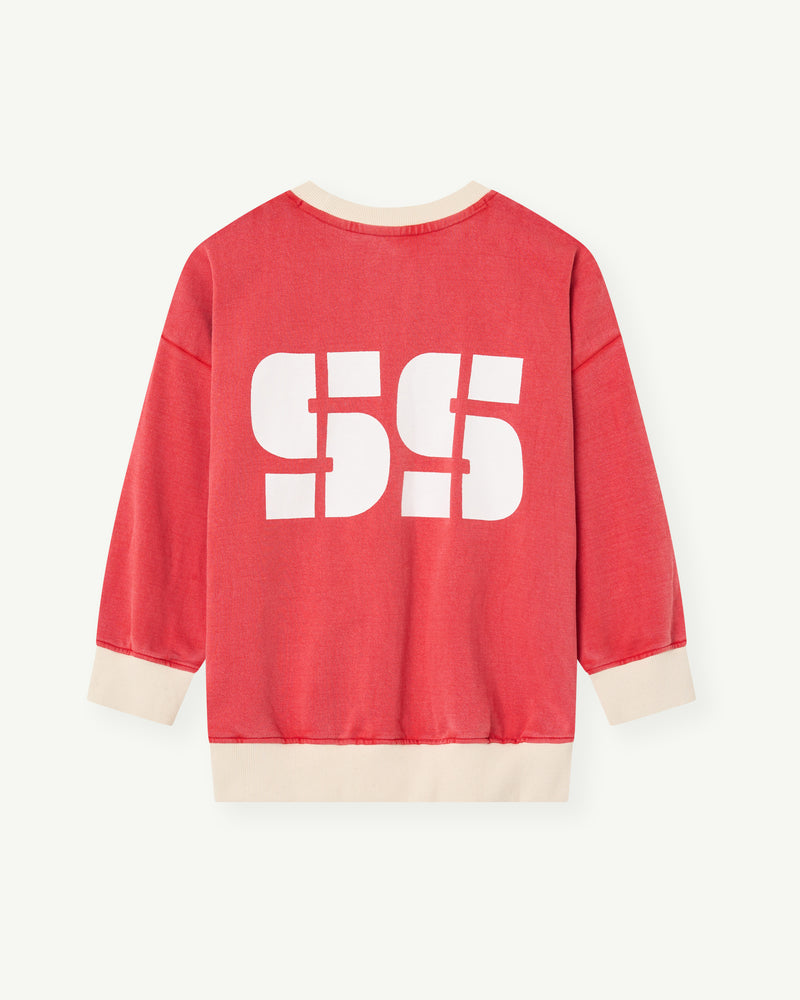 OUTLET PULLOVER - VINTAGE RED