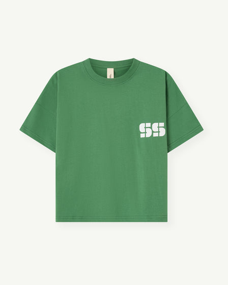SS LOGO OVERSIZED TEE - GREEN