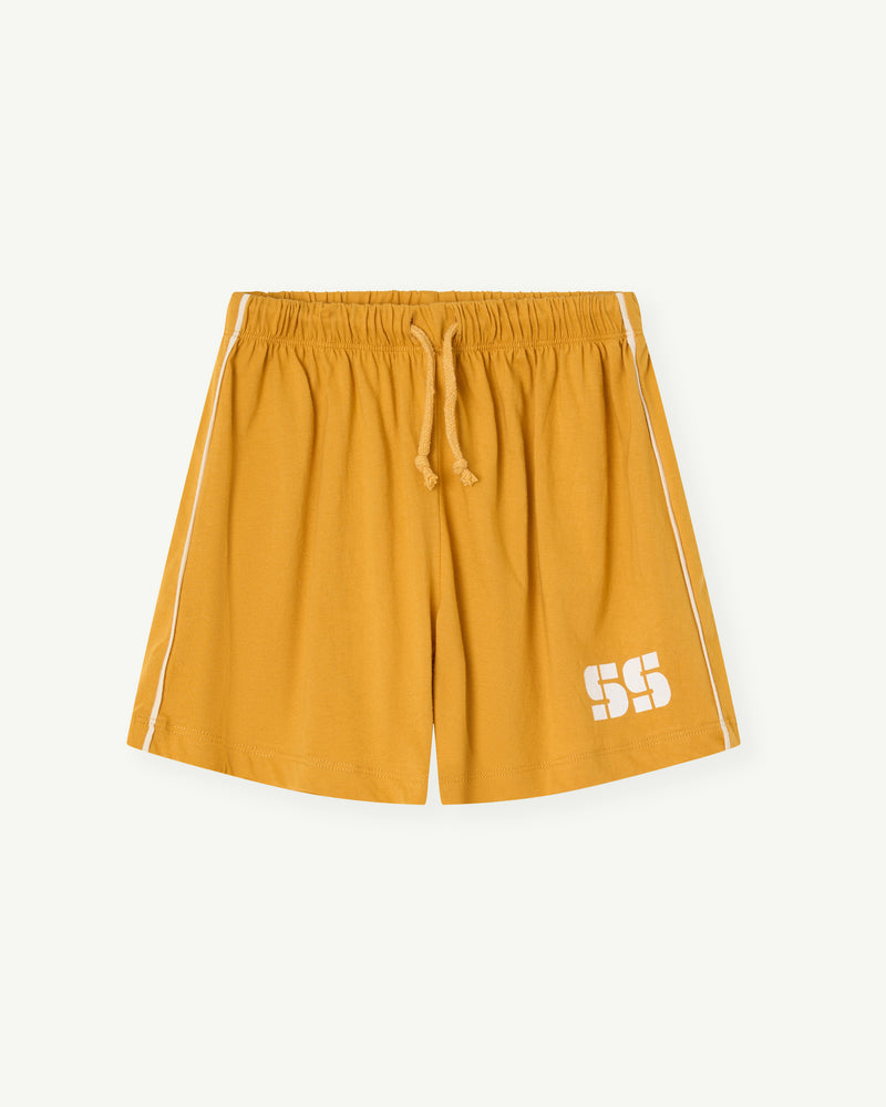 STENCIL JERSEY SHORT - YELLOW