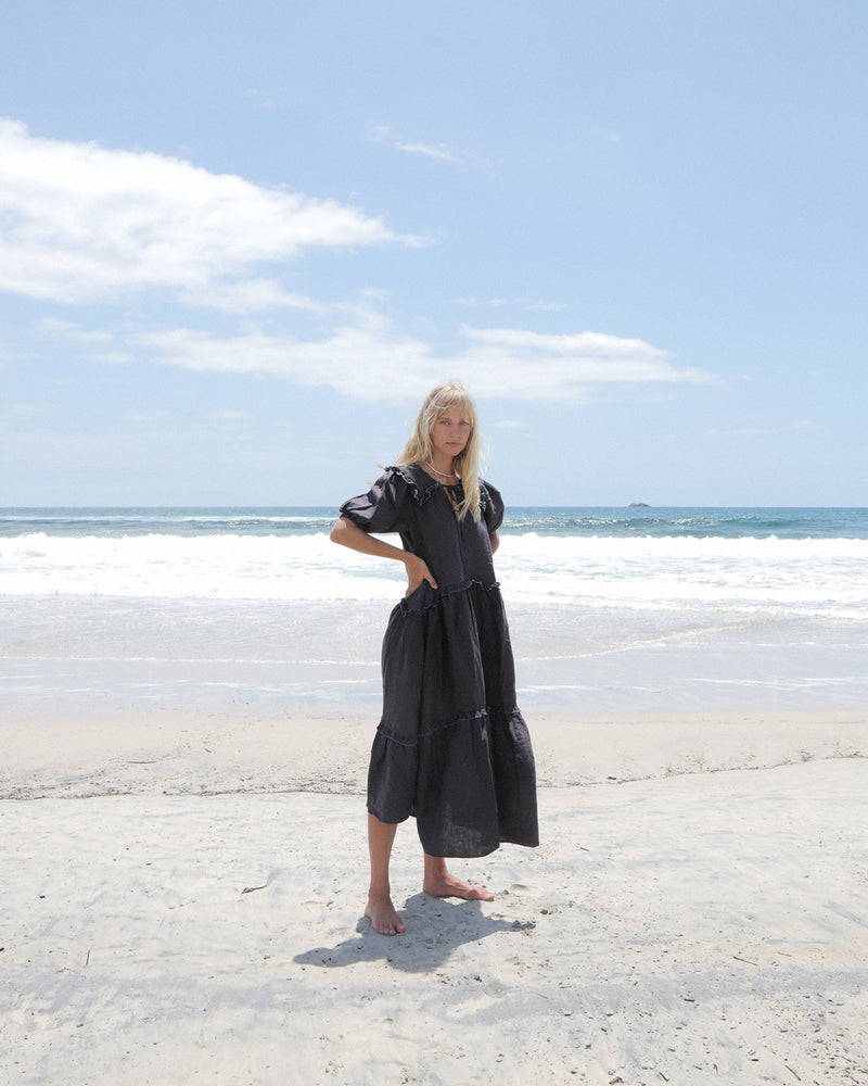 WOMEN'S MARKET DRESS - CHARCOAL