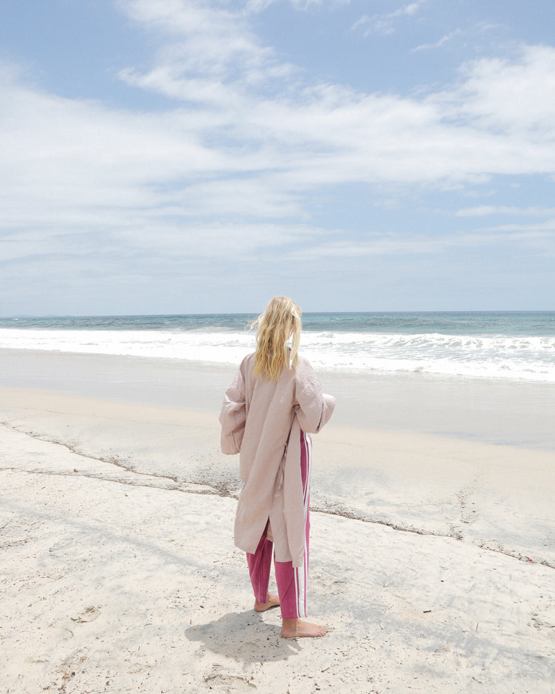 WOMEN'S RELAXED KIMONO ROBE - ROSA