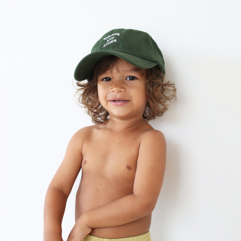 DAD CAP - FOREST GREEN