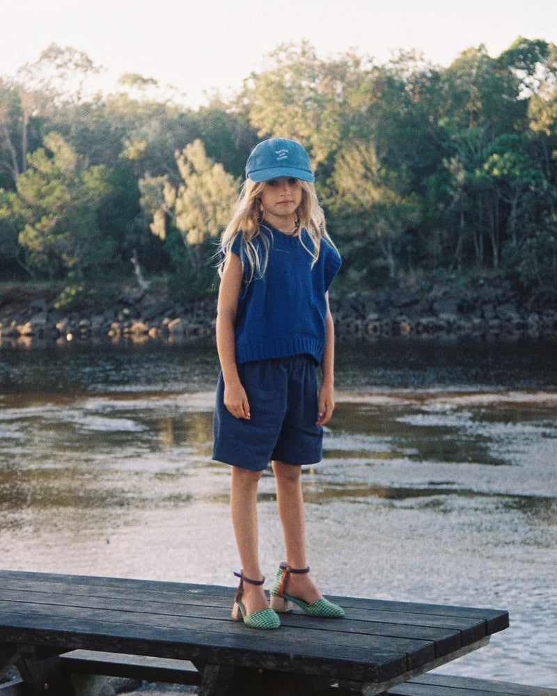 CORDUROY SHORTS - NAVY