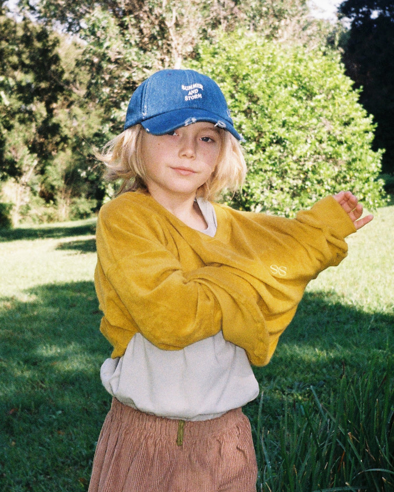 TERRY SWEATSHIRT  - MARIGOLD