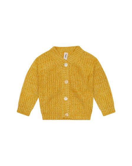 CHUNKY CARDIGAN - YELLOW