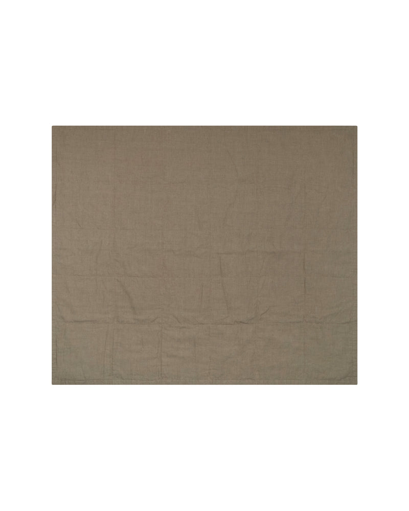 MINI QUILTED DUVET/PLAYMAT - NATURAL GINGHAM