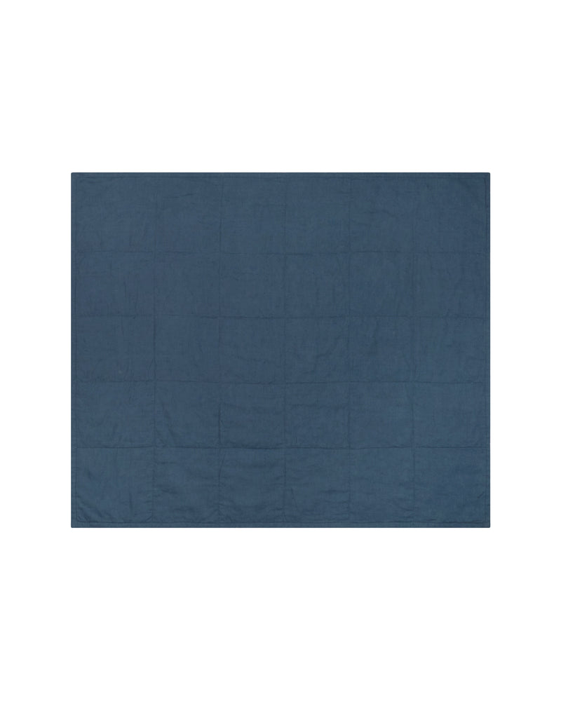 MINI QUILTED DUVET/PLAYMAT - LAKE BLUE
