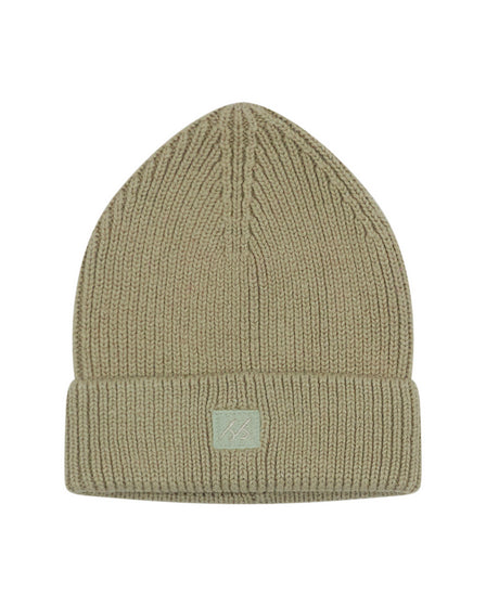 POINT BEANIE - MOSS GREEN
