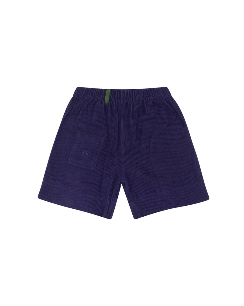 CORDUROY SHORTS - NAVY