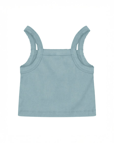 CLASSIC CROPPED SINGLET - BLUE