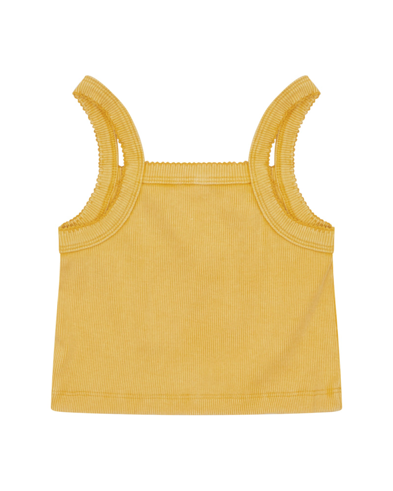 CLASSIC CROPPED SINGLET - BUTTER