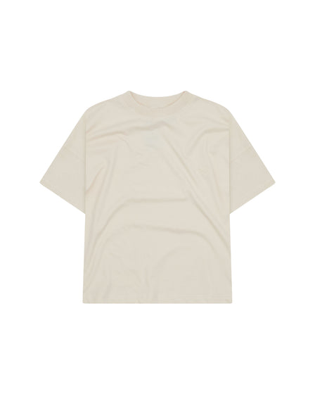 BASIC TEE SS LOGO  - NATURAL
