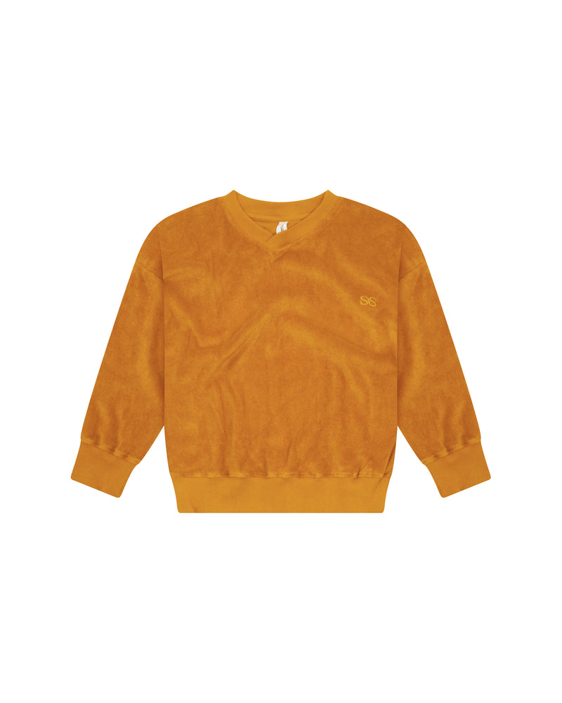 TERRY SWEATSHIRT  - MARIGOLD