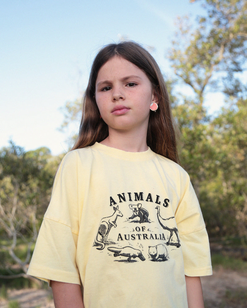 OVERSIZED TEE - ANIMALS OF AUSTRALIA