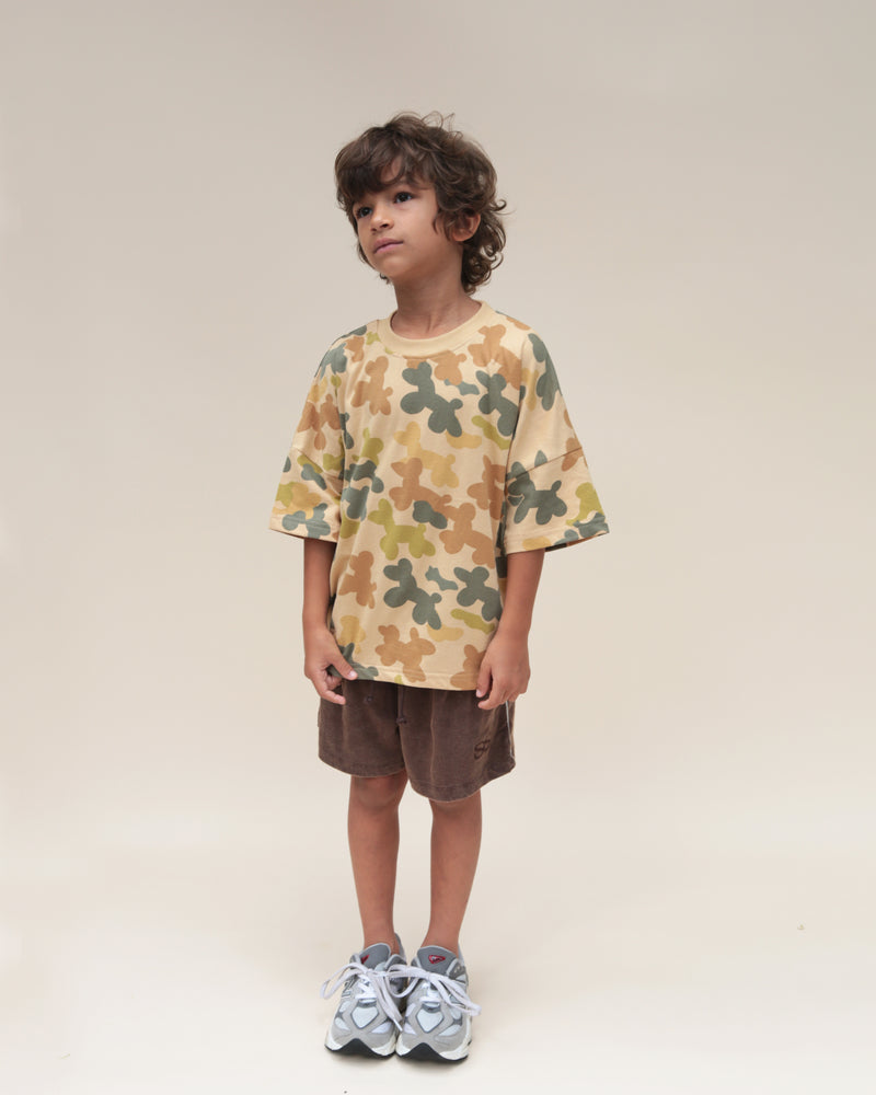 OVERSIZED TEE - DOG BALLON CAMO