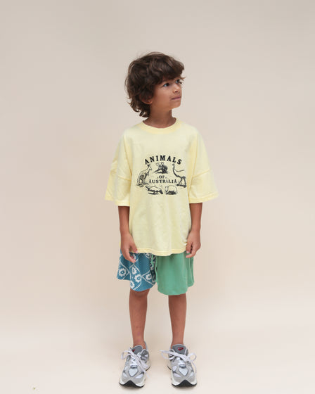 CLASSIC RIBBED SHORT - FLORAL AND VINTAGE GREEN