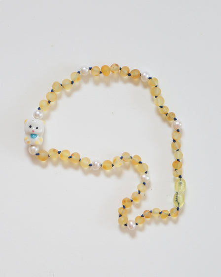 TEDDY - PEARL + LEMON AMBER