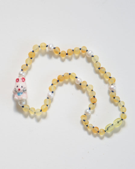 PINK BUNNY - PEARL + LEMON AMBER
