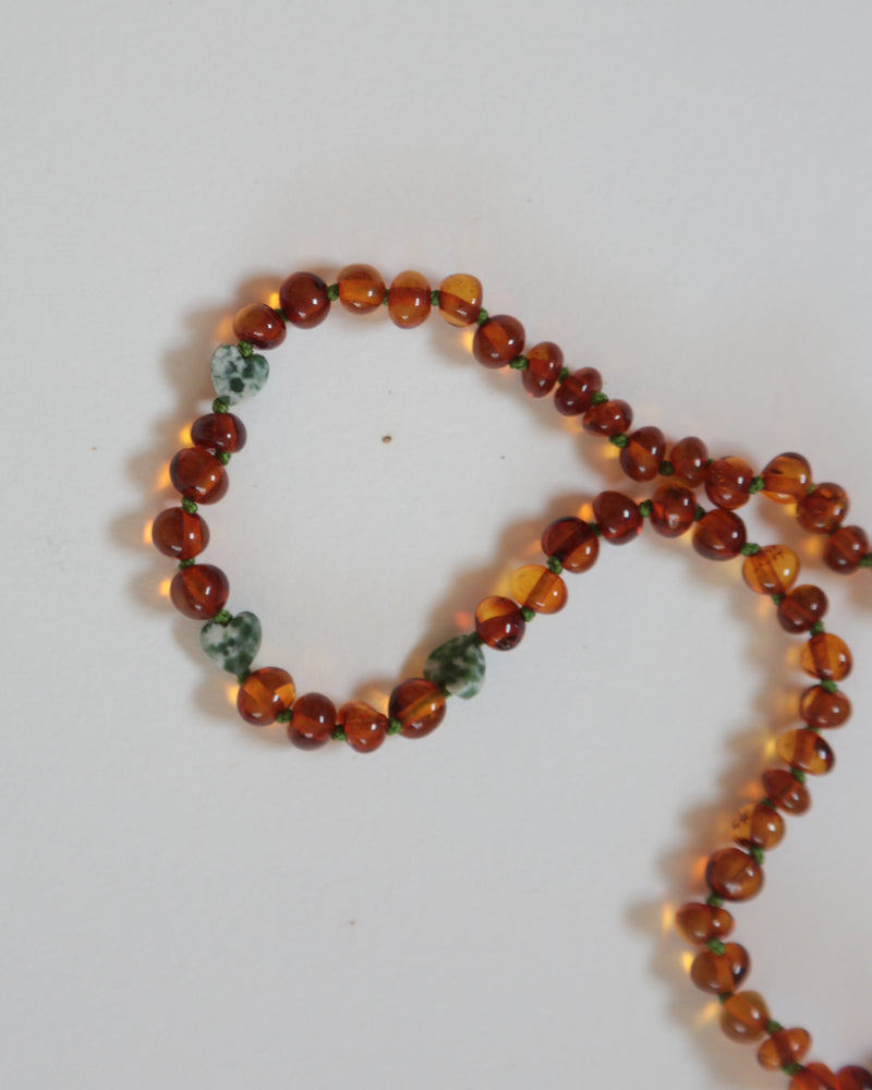 GREEN HEARTS + AMBER