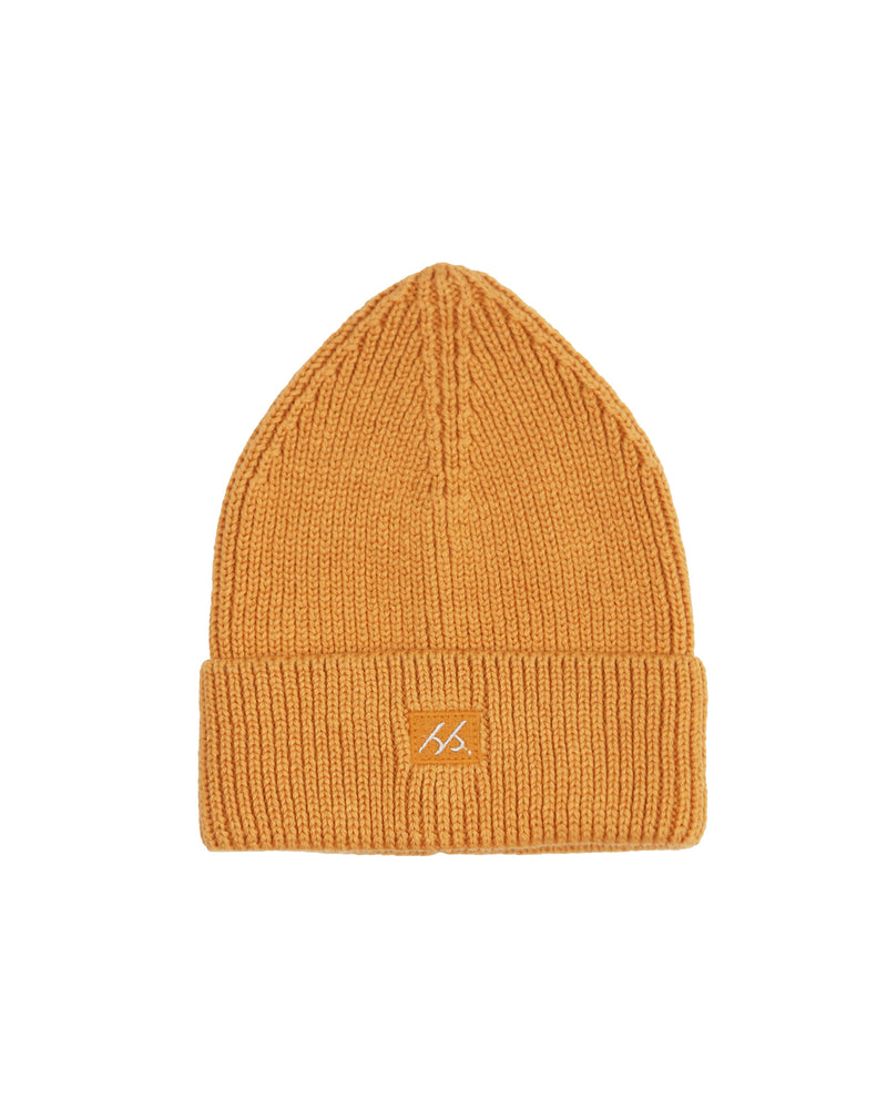 POINT BEANIE - GOLDEN YELLOW