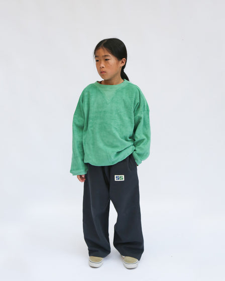 RELAXED TRACK PANT -  EBONY