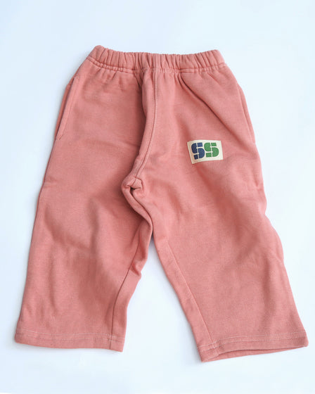 BABY RELAXED TRACK PANT - ROSE PINK