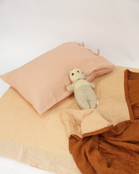 SET OF STANDARD PILLOW CASES - PEACH