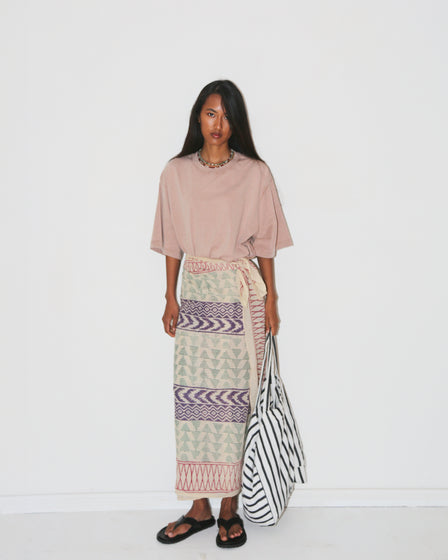 SARONG <BR>  MUD PRINTED