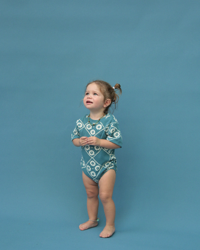 BABY BODY - BLUE FLORAL