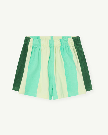 CLASSIC SPORT SHORT - GREEN STRIPE