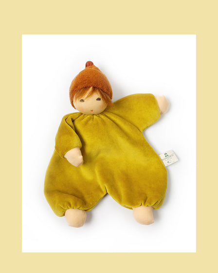 DOLL COMFORTER <BR> MUSTARD