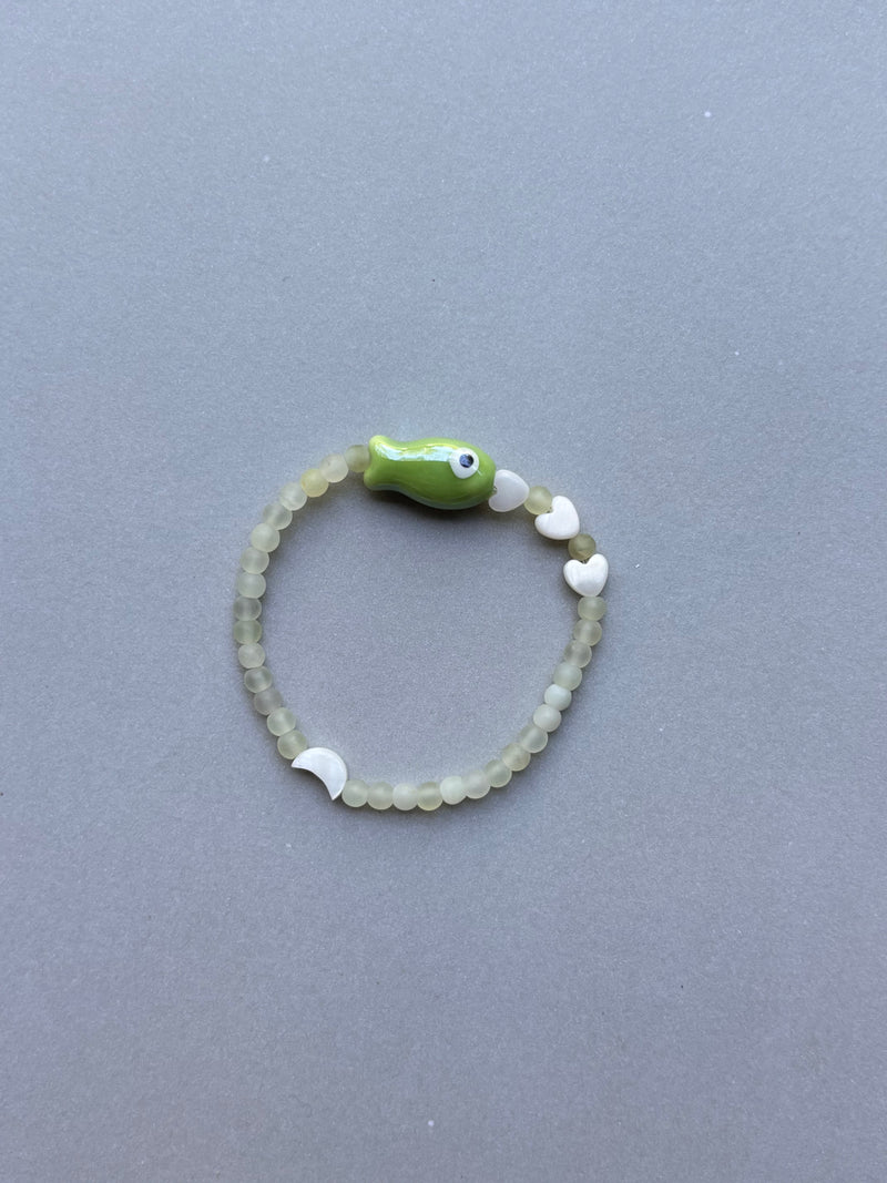 KIDS BRACELET - FISH AND HEART TRIO