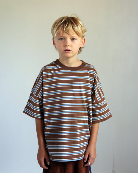 OVERSIZED TEE - COCO RETRO STRIPE