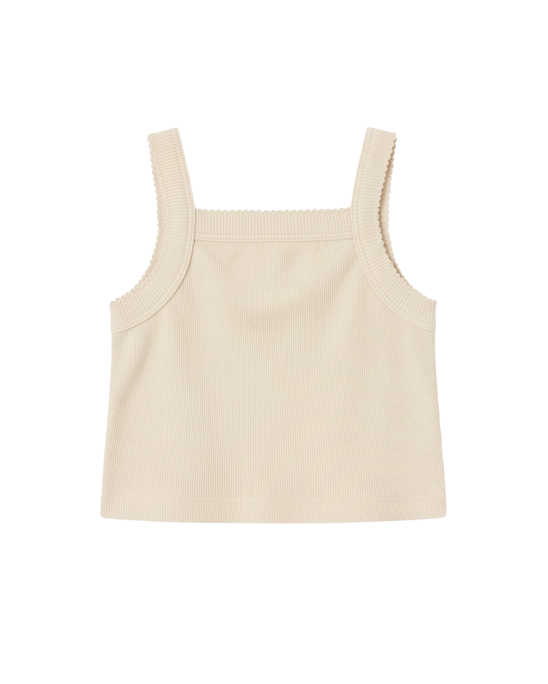 GIRLS CLASSIC SINGLET - NATURAL