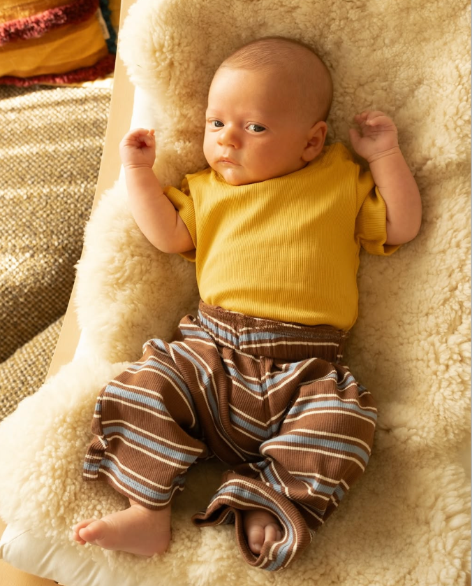 BABY RELAXED PANT - COCO RETRO STRIPE