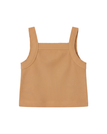 GIRLS CLASSIC SINGLET - TAN