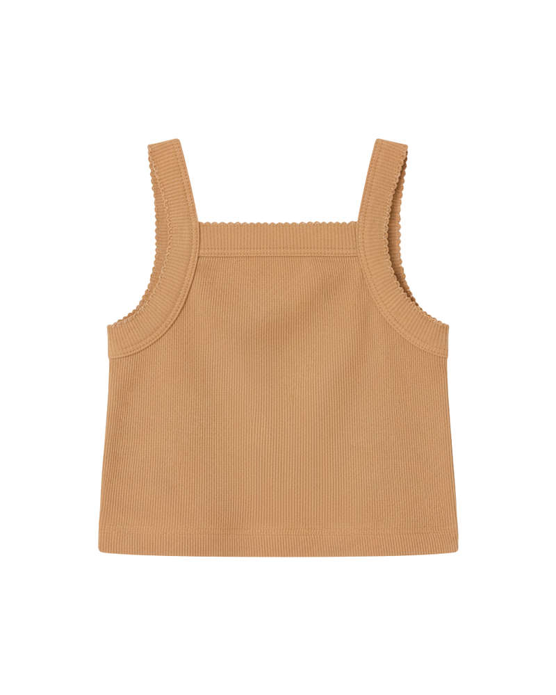 GIRLS CLASSIC SINGLET - TAN