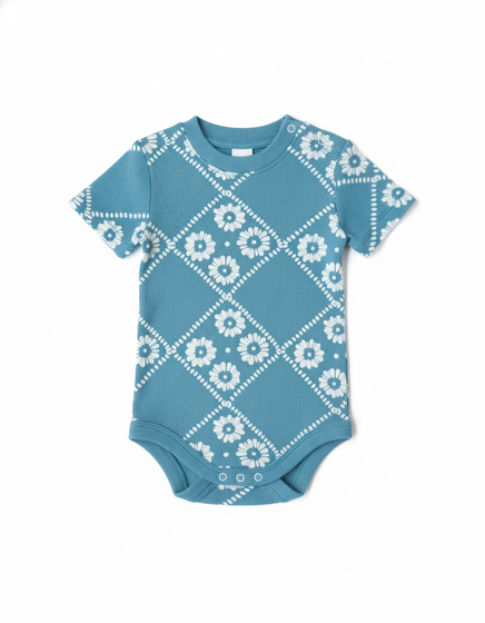 BABY BODY - BLUE FLORAL