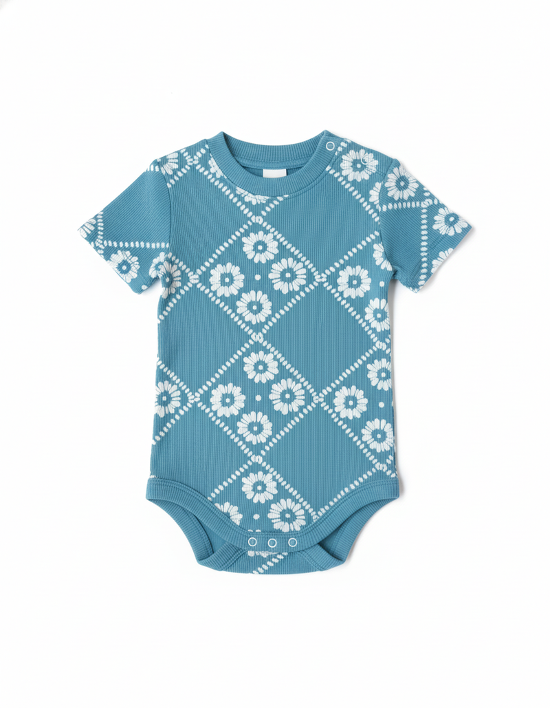 BABY BODY - BLUE FLORAL
