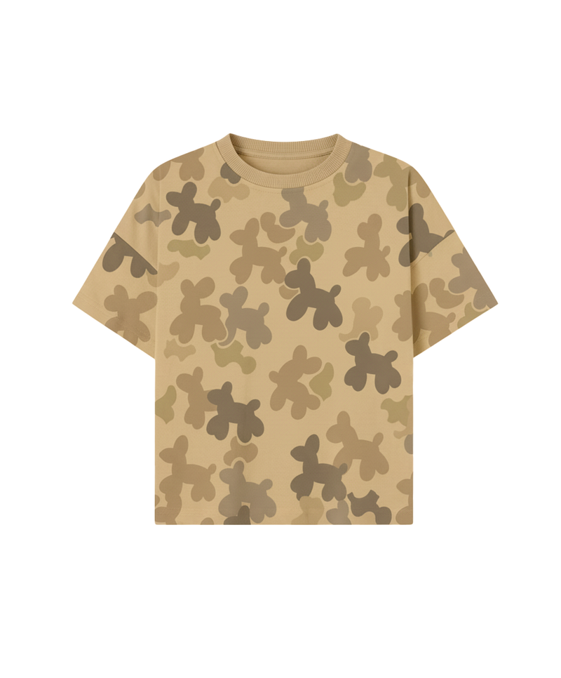 OVERSIZED TEE - DOG BALLON CAMO